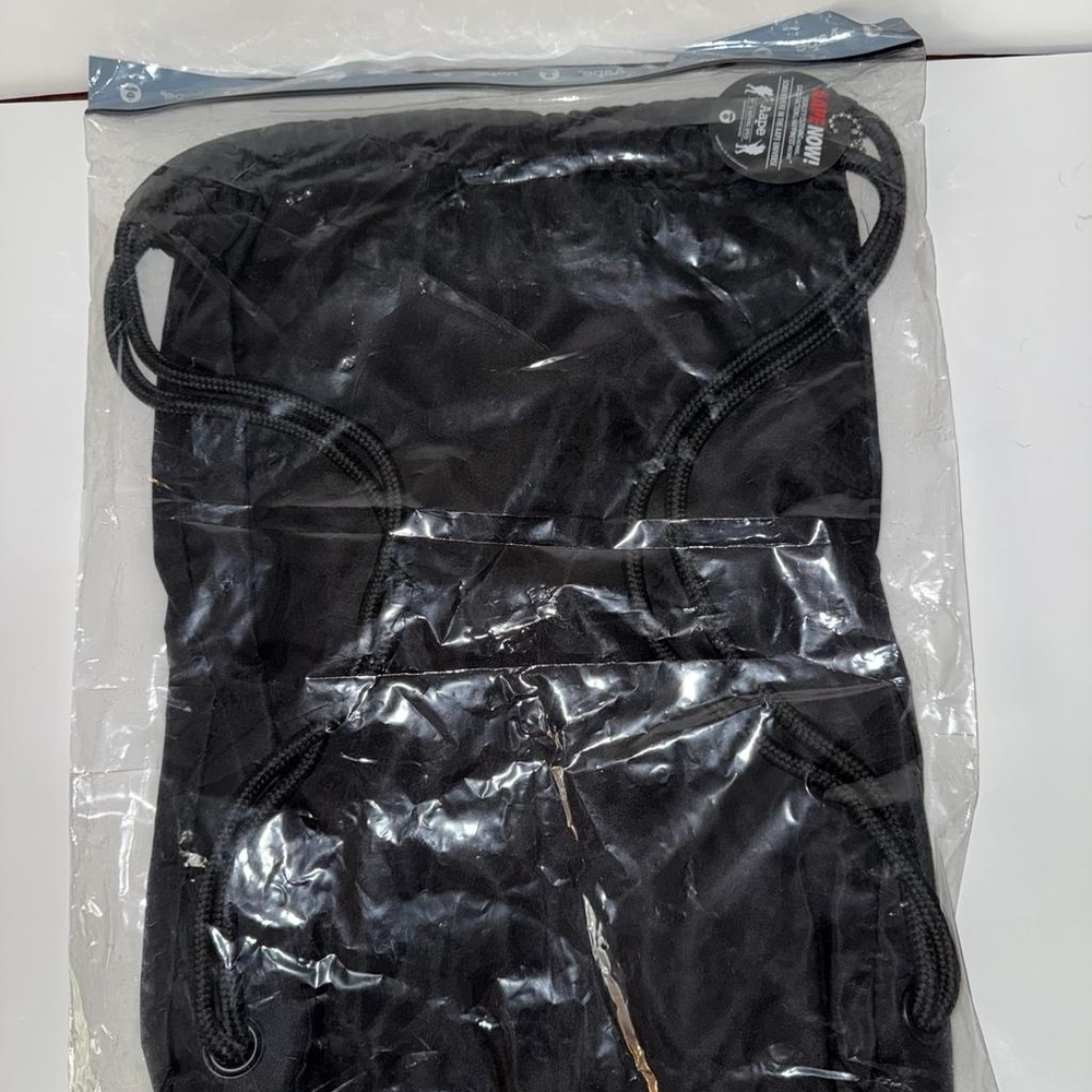 Black Drawstring Backpack - Picture 3 of 3